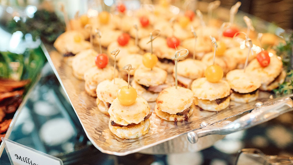 Cheddar Chive Biscuit w/ Pork Belly & Pepper Jelly